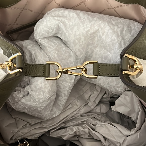 Michael Kors Brooklyn large olive leather grab bag - Picture 5 of 14